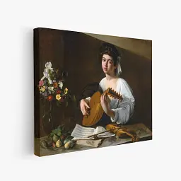 Інтер'єрна картина Лютніст, Караваджо, Caravaggio, інтер'єрний декор, 60×75 см (id7009) - мініатюра 2