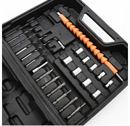 Набір з акумуляторним шурупокрутом із насадками screw driver sets yellow 12 В Повний комплект у валізі! - мініатюра 7