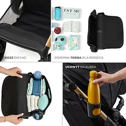 Універсальна коляска 3 в 1 Kinderkraft Moov 2 Pure Black (KSMOOV02BLKEV00) - мініатюра 11