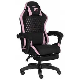 Крісло ігрове GT Racer X-2339 Black/Pink (X-2339 Fabric Black/Pink) - мініатюра 3