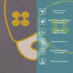 Вологопоглинаючий килимок Sticker Wall Just Relax 38 x 58CM x 3MM D SW-00001567 - мініатюра 4