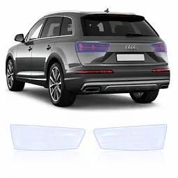Антигравійна захисна бронеплівка за лекалами для Audi Q7 4M 2015-2019 - задні ліхтарі стопи