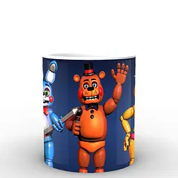 Кухоль GeekLand Five Nights At Freddys П'ять ночей з Фредді постер FN.02.011 330 мл білий - мініатюра 3