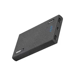 Портативна батарея Power Bank Hoco Wooden 13000mAh Grey B36 - мініатюра 3