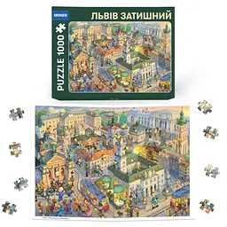 Пазл Orner Львів затишний 1000 елементів - мініатюра 5