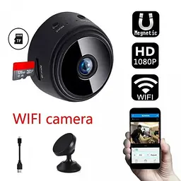 Мініатюрна WiFi міні камера FullHD модель А9 - мініатюра 2