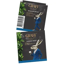Уцінка. Чай зелений Graff Fashion fruit 30 г (20 шт. х 1.5 г)  - мініатюра 2