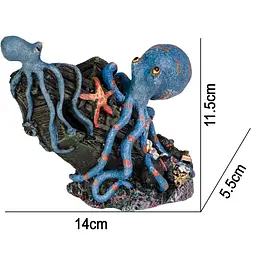 Декорація скарби восьминога Kruger Meier Octopus Treasure 14x5.5x11.5 см (151012) - мініатюра 2