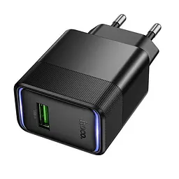 Адаптер сетевой HOCO Lounge single-port multi-protocol charger CS111A 1USB, 22.5W/3A, QC