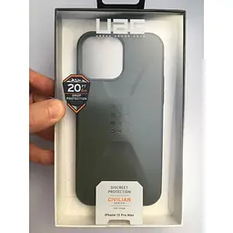 Оригінальний протиударний чохол UAG Civilian для iPhone 13 Pro Max (6.7") Olive (11316K117272) - мініатюра 4
