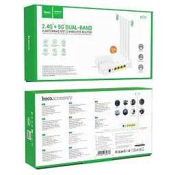 Роутер маршрутизатор Hoco HI31 WiFi5 Wireless Router EU - мініатюра 2