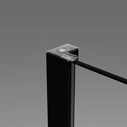 Душові двері Radaway Essenza New Black KDJ 120x200 скло прозоре, праві (1385042-54-01R) - мініатюра 6