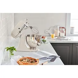 Кухонна машина KitchenAid Artisan 5KSM125EMH з відкидним блоком 4.8 л колір молочний коктейль (5KSM125EMH) - мініатюра 3
