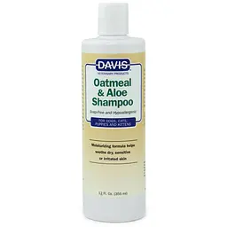 Шампунь Davis Oatmeal & Aloe Shampoo девіс вівсяне борошно з алое гіпоалергенний для собак та котів 355 мл