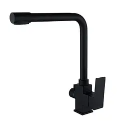 Змішувач для кухні WEZER з підлкюченням до фільтру PRO4C-02-BLACK