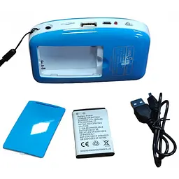 Радіоприймач портативний Red Sun SP-236 micro SD Синій - мініатюра 4