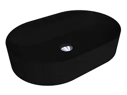 Умивальник Miraggio France mirastone black 0000994, Чорний матовий - мініатюра 2
