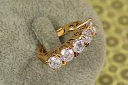 Кільце Xuping Jewelry Кастет р 17 золотисте
