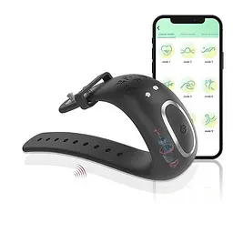 Смарт ерекційне кільце з вібрацією Pivot by We-Vibe з керуванням через додаток силіконове Чорне - мініатюра 6