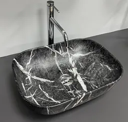Умивальник VBI Ravenna накладний 46x33.5 см black opal matt VBI-011233
