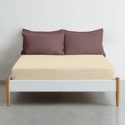 Простирадло Cosas на резинці 90х200 mini dots cs6, шоколад (DropChocoBeige_90x200x20) - мініатюра 3