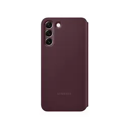 Чохол до мобільного телефона Samsung Smart Clear View Cover Galaxy S22 Plus Burgundy (EF-ZS906CEEGRU) - мініатюра 2