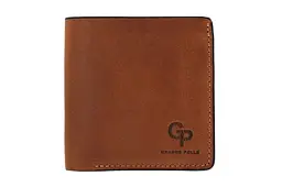 Портмоне Lettera з монетницею, теракот GRANDE PELLE 10х10х2.5 см acs0032121