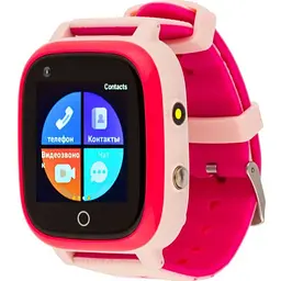Дитячий смарт-годинник AmiGo GO005 4G WIFI Thermometer Pink Рожеві - мініатюра 4