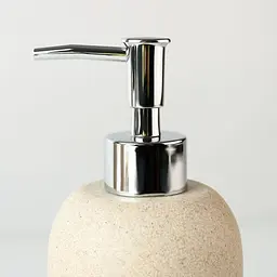 Диспенсер для рідкого мила МВМ My Home Boston BA-04 230 мл бежевий (BA-04 BEIGE) - мініатюра 2