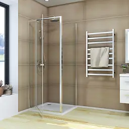 Душова кабіна без піддону Koer SR SC05-90x90x195-TR-01 прозоре скло Easy Clean 6 мм, хром KR5363, Універсальна, прозорий, хром - мініатюра 7