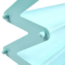 Полиця для взуття на 4 секції блакитний стелаж етажерка для взуття Shoe Rack 4 - мініатюра 3