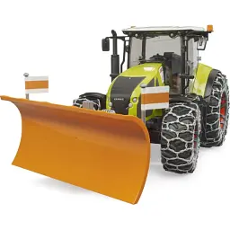 Масштабна модель автомобіля Bruder трактор Claas Axion 950 для прибирання снігу (03018) - мініатюра 3