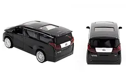 Іграшковий мікроавтобус металевий Toyota Alphard чорний TechnoDrive - мініатюра 4
