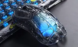 Комп'ютерна миша GravaStar Mercury M2 BT/WL/USB-A RGB чорно-прозорий teh0024921 - мініатюра 8