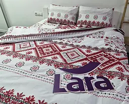 Постільна білизна LARA бязь d11342s сімейна 2х150х220 см - мініатюра 5