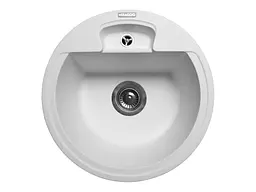 Кухонна мийка Miraggio VALENCIA white (0000057) Граніт, Врізна, Білий