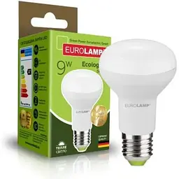 Лампочка Eurolamp LED R63 9W E27 3000K 220V (LED-R63-09272(P))