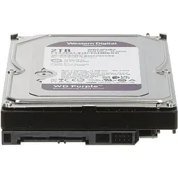 Накопичувач HDD WD Purple 2TB, 5400rpm, 256M, SATA III (WD23PURZ) - мініатюра 4