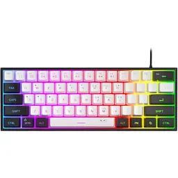 Клавіатура MageGee TS91 Black/White (6971969727502-UA) [159849]