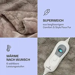 Електрична ковдра Klarstein Dr. Watson Comfort & Style (10033007) - мініатюра 3