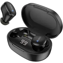 Бездротові навушники Hoco EW11 Melody true wireless Bluetooth headset кейс з дисплеєм чорні