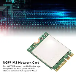 Мережева карта MediaTek WIFI 6 RTL8852BE Двохдіапазонний адаптер, Bluetooth модуль для ПК / Ноутбука (19530) - мініатюра 3