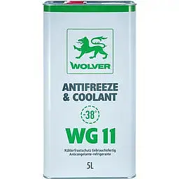 Антифриз WOLVER Antifreeze & Coolant Ready for use G11 -40 ° C зелений 5л - мініатюра 2