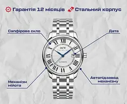 Годинник чоловічий наручний Carnival Vintage New (Сріблясті) - мініатюра 10