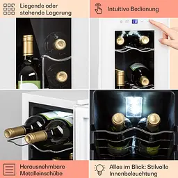 Винний холодильник Klarstein Shiraz 12 Slim Uno (10040213) - мініатюра 4