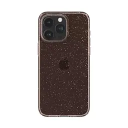 Чехол Spigen Liquid Crystal Glitter для iPhone 15 Pro Max Rose Quartz (ACS06560) + защитное стекло - мініатюра 2