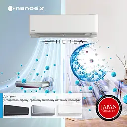 Кондиціонер Panasonic Etherea CS-Z25ZKEW/CU-Z25ZKE White - мініатюра 9