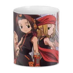 Кружка GeekLand Шаман Кінг Йо та Анна Shaman king - мініатюра 2