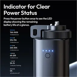 Ручка-тримач Ulanzi GB5 Handheld Battery Grip P012 6400 mAh [163549] - мініатюра 9