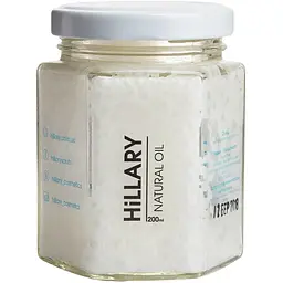 Нерафинированное кокосовое масло Hillary Virgin Coconut Oil 200 мл (4820209070040)